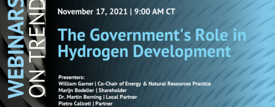 11.17.2021_Government’s Role in Hydrogen Development Webinar