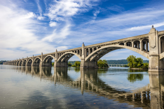 Columbia-Wrightsville Bridge In Pennsylvania