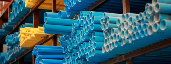 PVC pipes - shutterstock_548334307