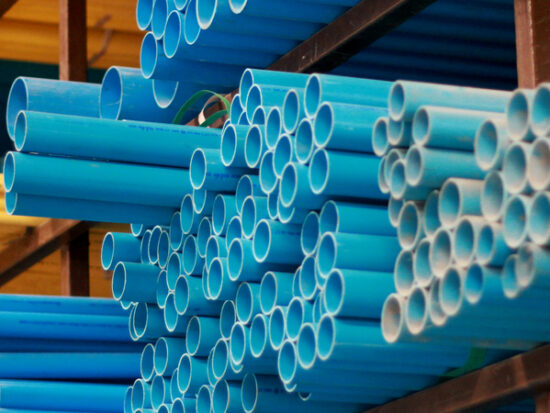 PVC pipes - shutterstock_548334307