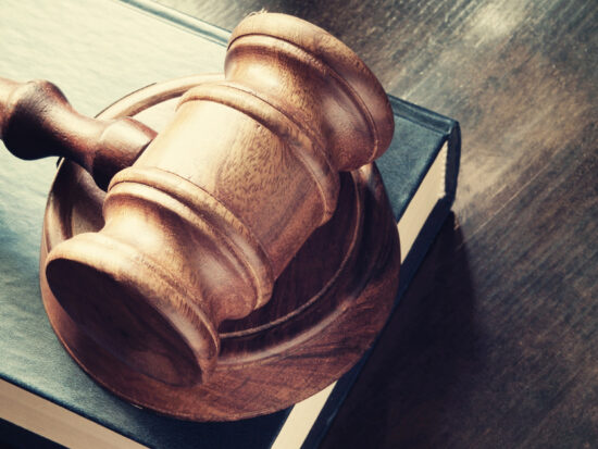 Legal Gavel on Books