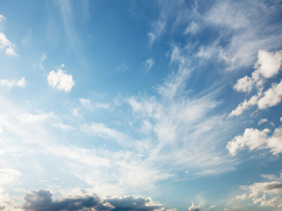 Blue Sky with Cirrus Clouds