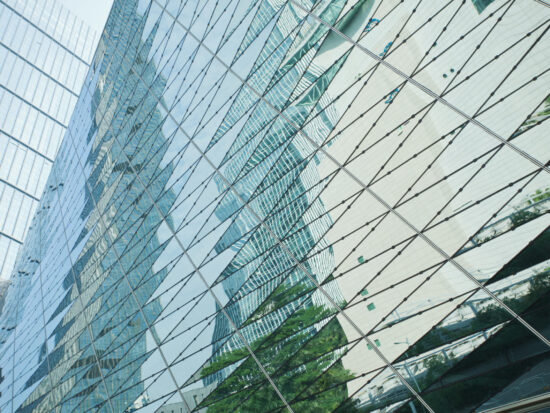 Modern building facade