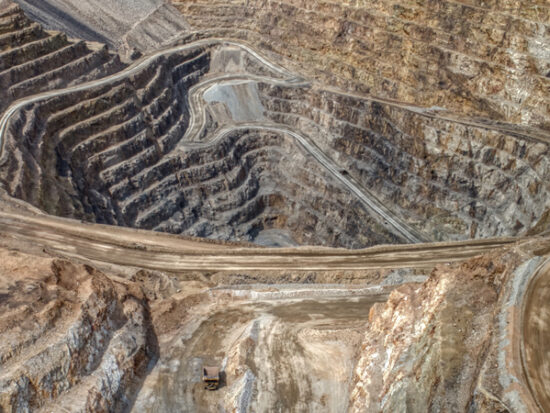 Aerial,View,Of,A,Large,Gold,Mine,In,The,Colorado