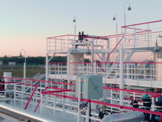 A worker in the oil and gas industry