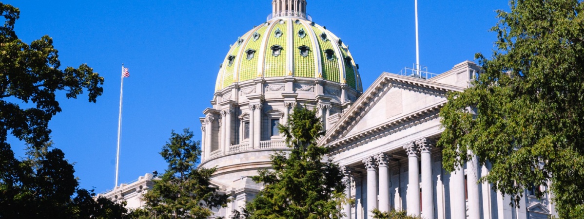 PA state capitol building