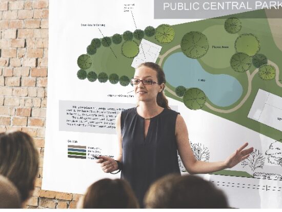 Public Park Layout Map Information Concept - shutterstock 409454011